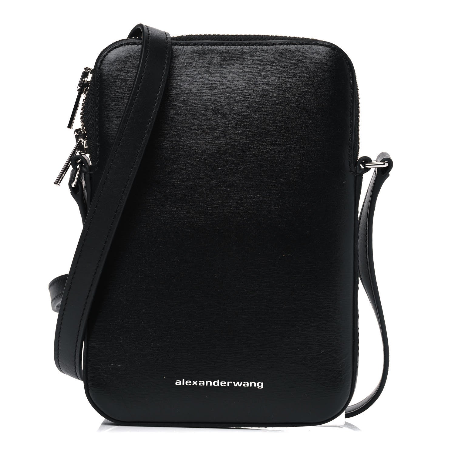 Alexander Wang Textured Calfskin Scout Crossbody Pouch Black 1 of 4