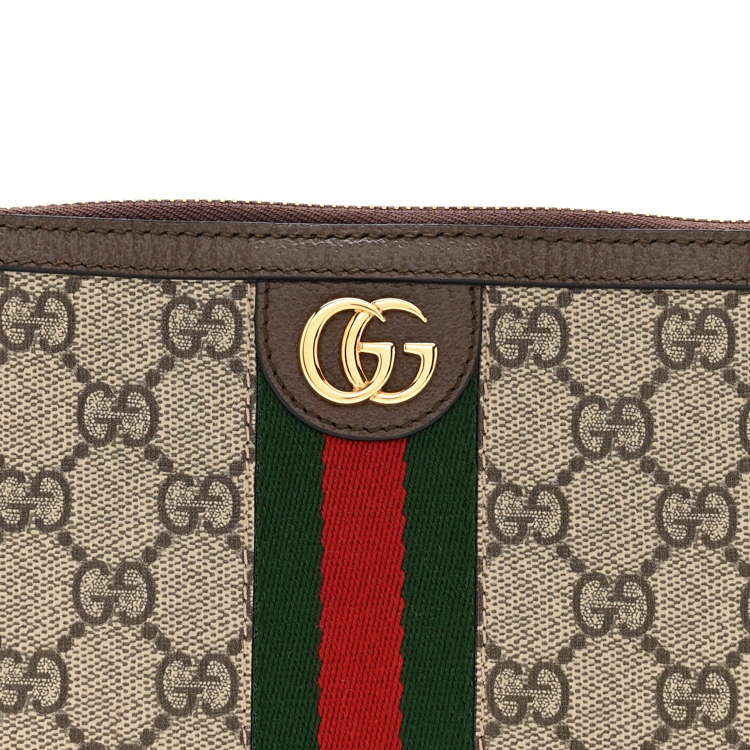 Gucci GG Supreme Monogram Web Ophidia Utility Belt Bag 85 34 Beige Ebony New Acero 9 of 15