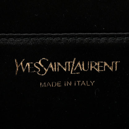 Saint Laurent Calfskin Monogram Large Belle De Jour Clutch Black 6 of 7