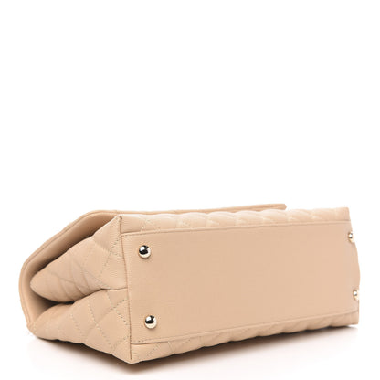 Chanel Caviar Quilted Small Coco Handle Flap Light Beige 4 of 10