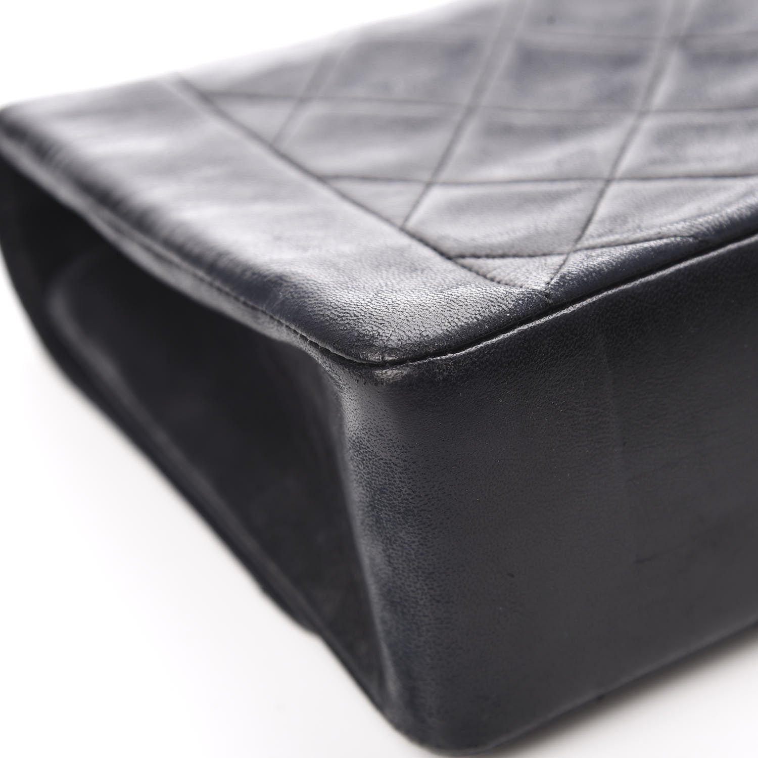 Chanel Lambskin Quilted Medium Single Flap Black 13 of 19
