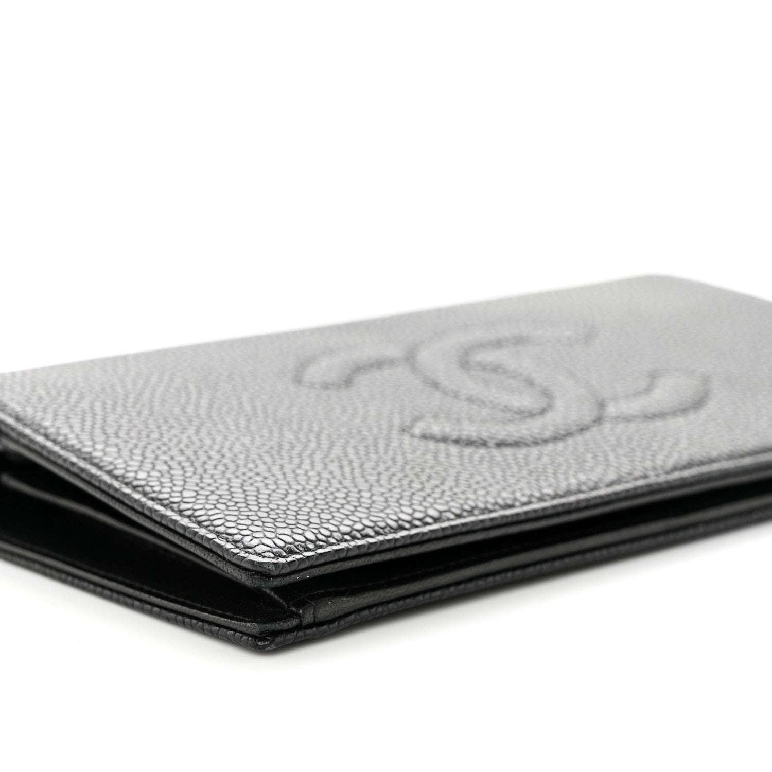 Chanel Caviar Timeless CC Yen Wallet Black 10 of 14