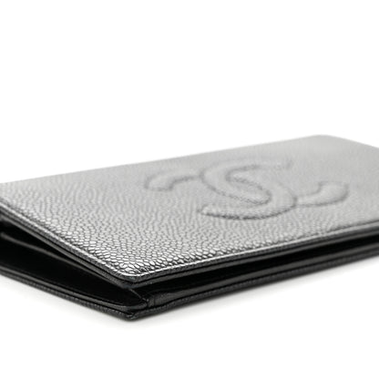 Chanel Caviar Timeless CC Yen Wallet Black 10 of 14