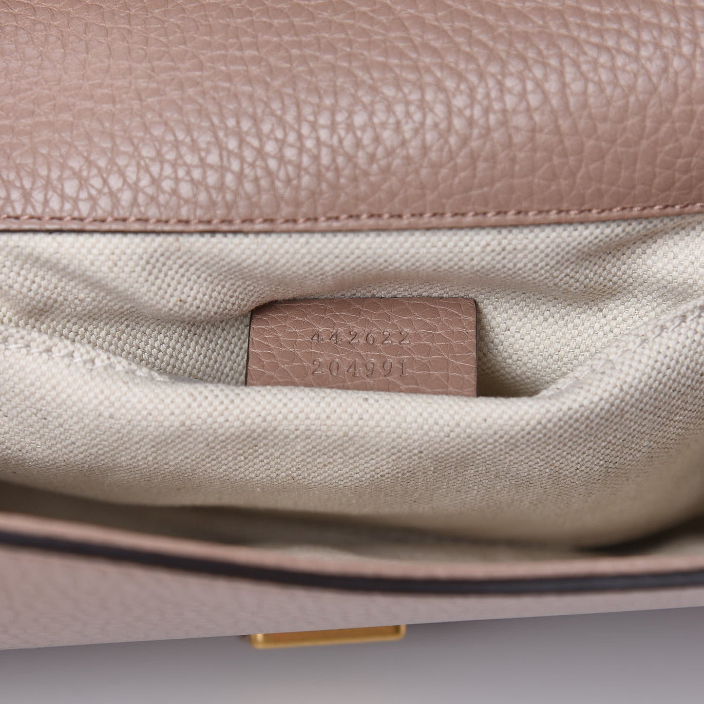 Calfskin Mini Pearly GG Marmont Top Handle Bag Porcelain Rose