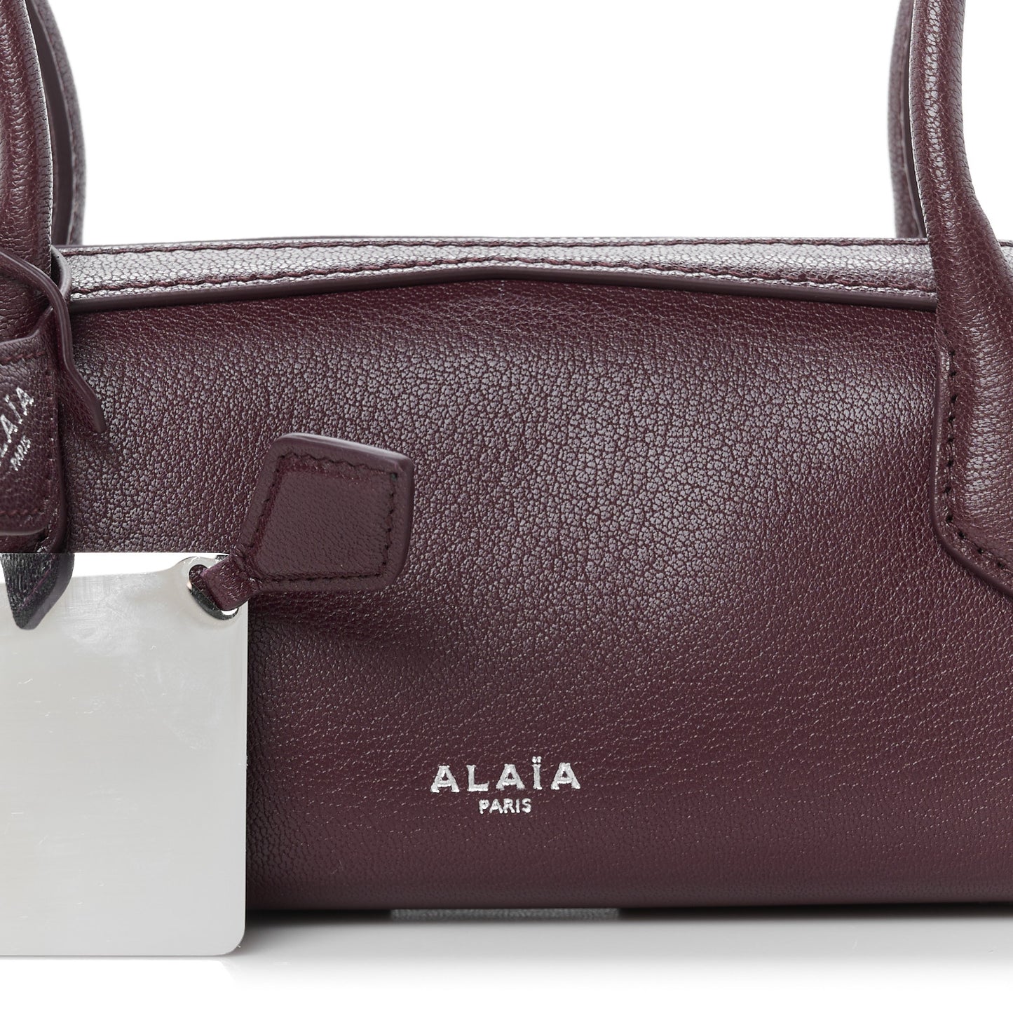 Shiny Goatskin Small Le Teckel Bag Rouge Grenat
