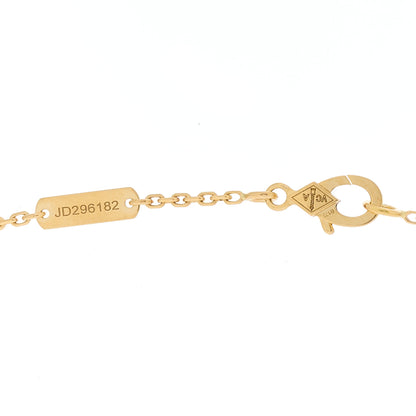 Van Cleef & Arpels 18K Yellow Gold Malachite Vintage Alhambra Pendant Necklace 5 of 6