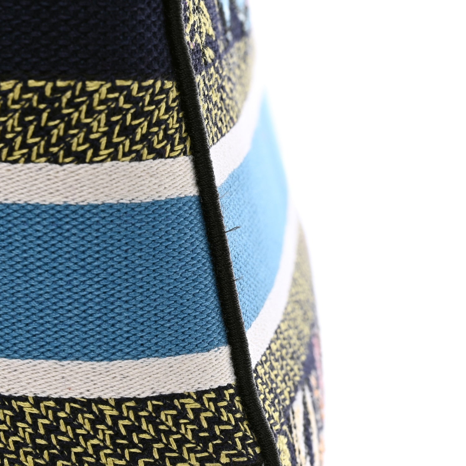 Christian Dior Canvas D-Constellation Embroidered Medium Lady D-Lite Bleu Multicolor 12 of 12
