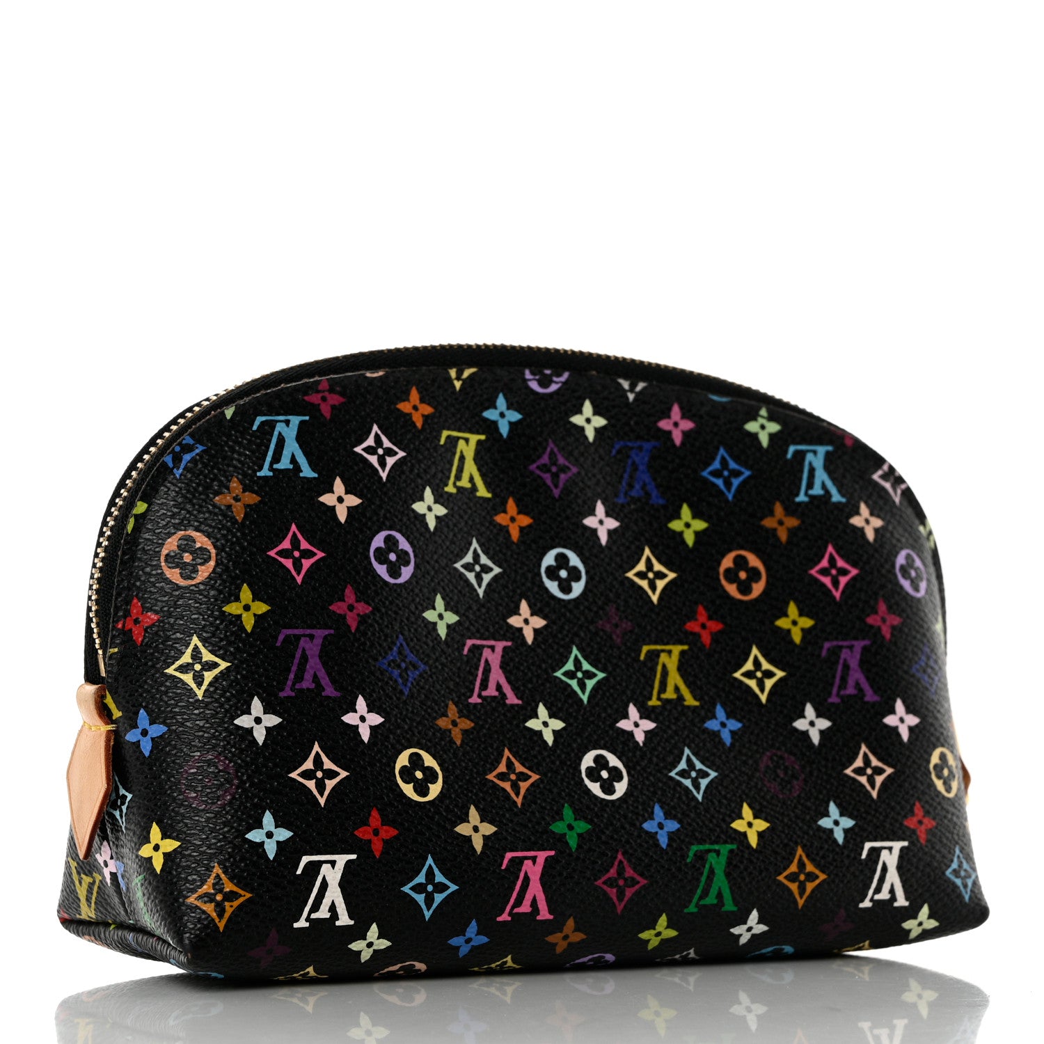 Louis Vuitton Monogram Multicolor Cosmetic Pouch Black Grenade 3 of 7
