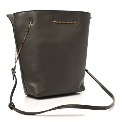 Saint Laurent Lambskin Pochon Shoulder Bag Light Musk 3 of 10