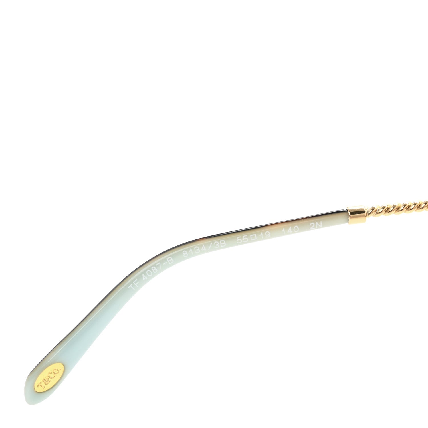 Tiffany Acetate Metal TF4087-B Sunglasses Brown Blue 6 of 9
