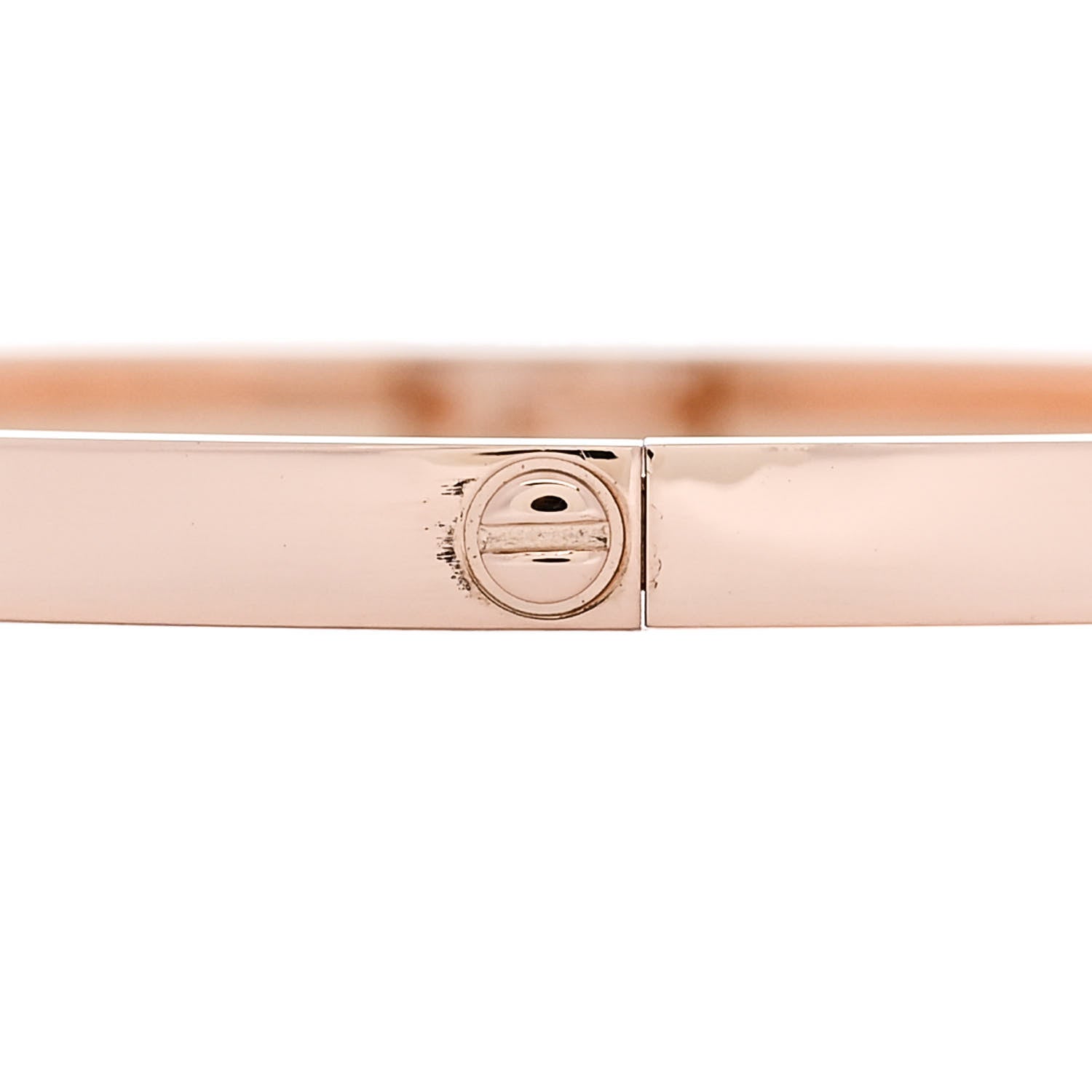 Cartier 18K Pink Gold 6 Diamond Small LOVE Bracelet 18 4 of 7
