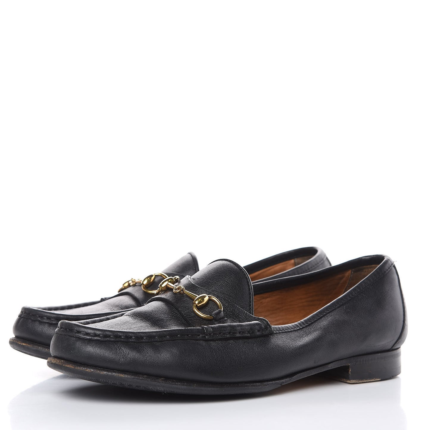 Calfskin Womens 1953 Horsebit Loafers 38 Black