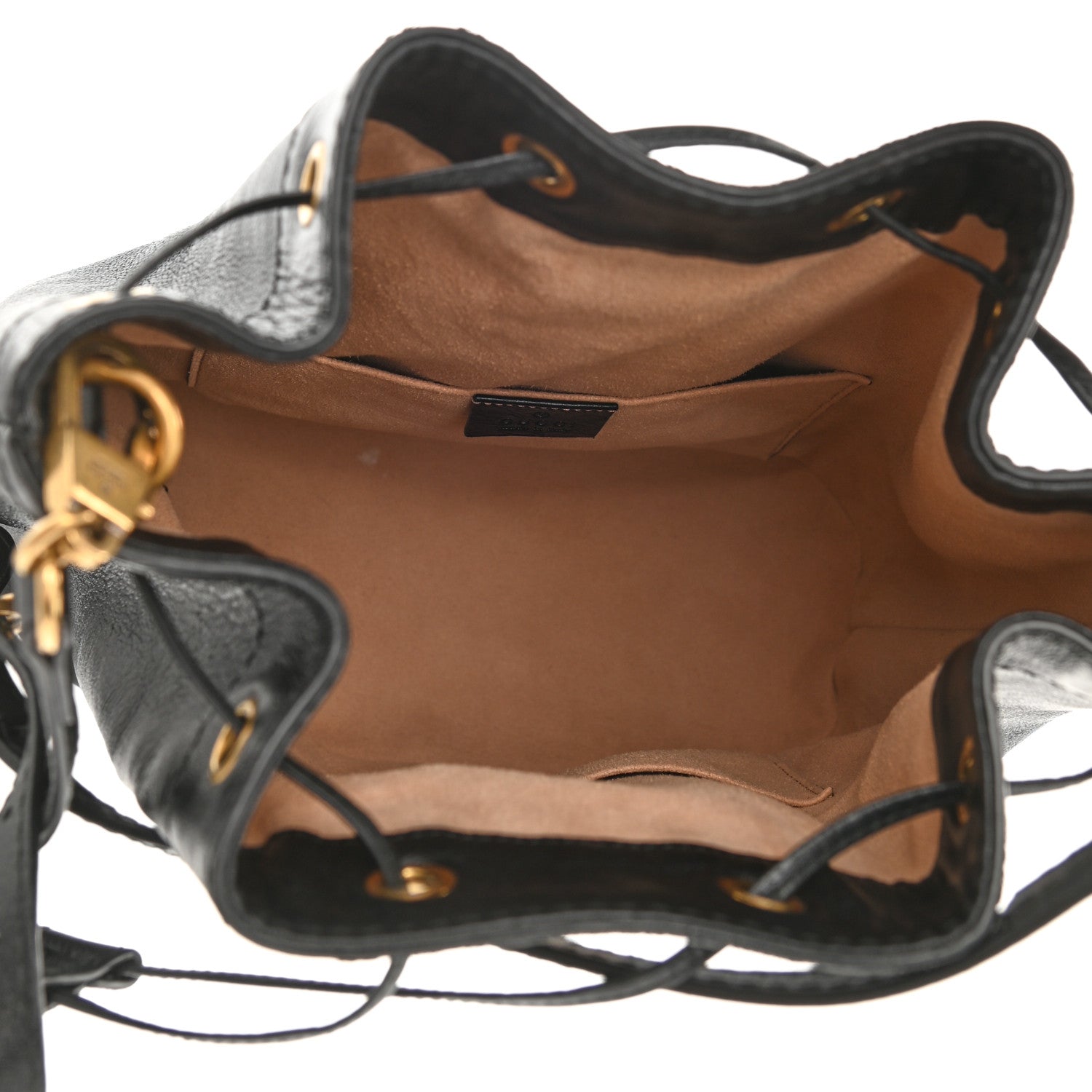 Gucci Piuma Lux Energy Medium Re(Belle) Convertible Bucket Bag Black 5 of 8