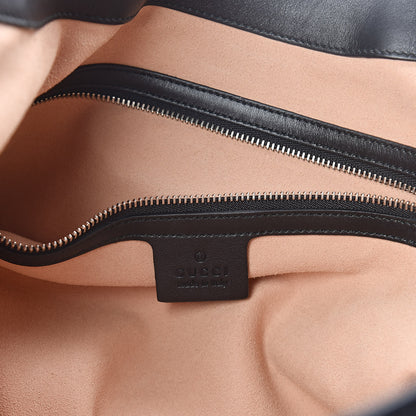 Gucci Calfskin Dog Embroidered Large Dionysus Hobo Black 7 of 10