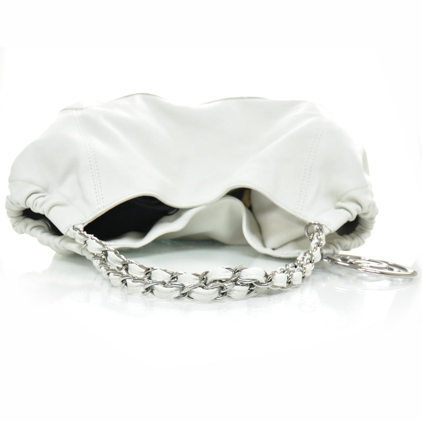 Leather Baby Coco Cabas White