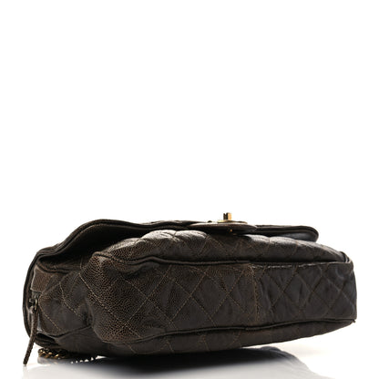 Chanel Iridescent Caviar Quilted Large Chic Flap Brown 3 of 6