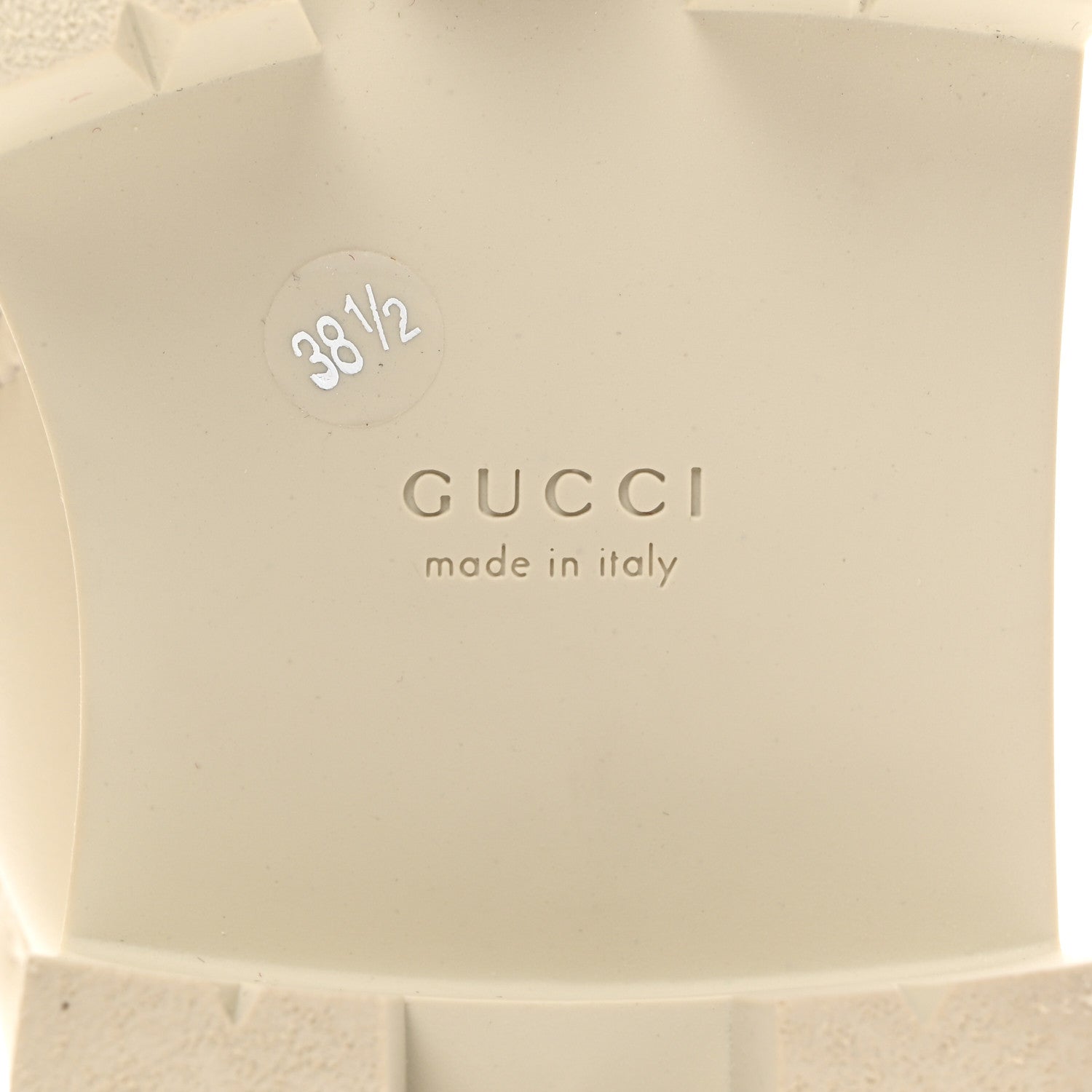 Gucci Nappa Cordovan Lux GG Matelasse Buckled Platform Lug Sole 60mm Loafers 38.5 Milk White 8 of 9