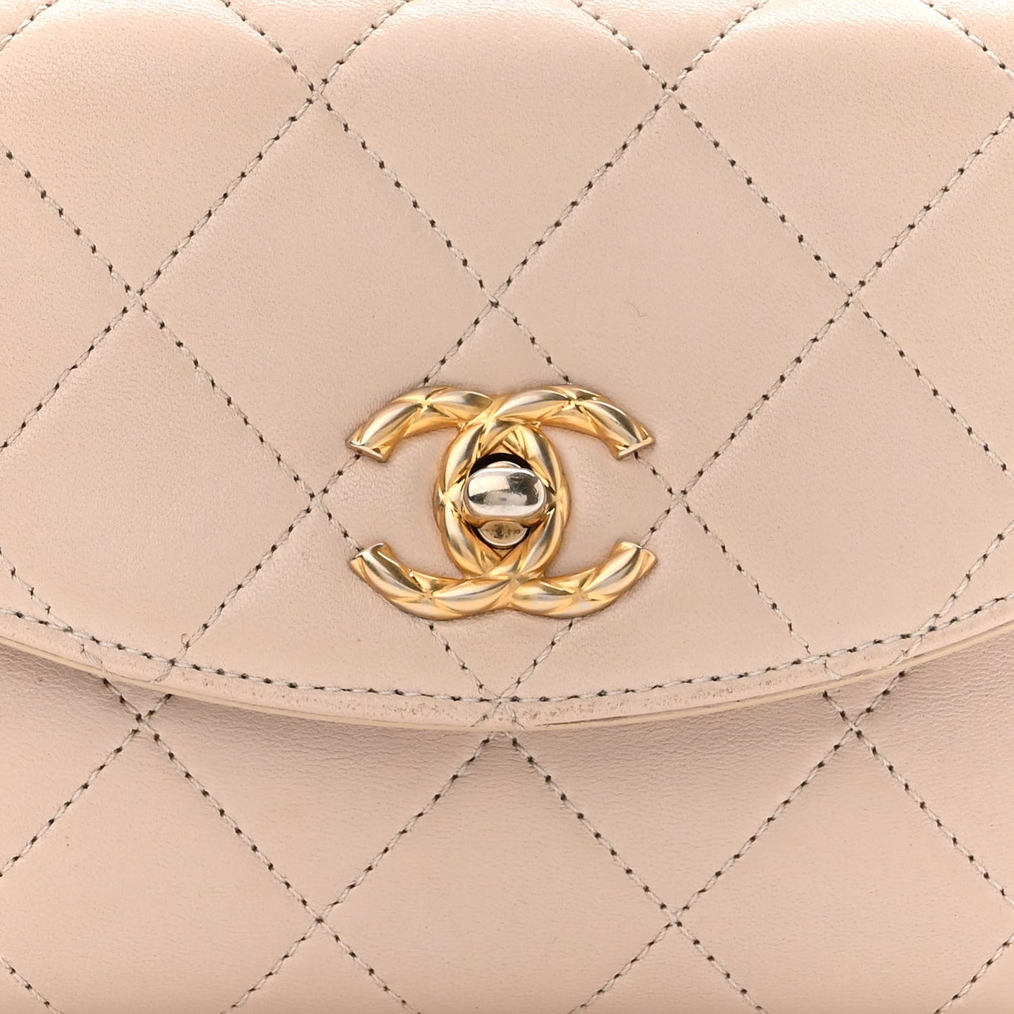 Lambskin Quilted Mini Trendy Spirit Top Handle Flap Light Pink