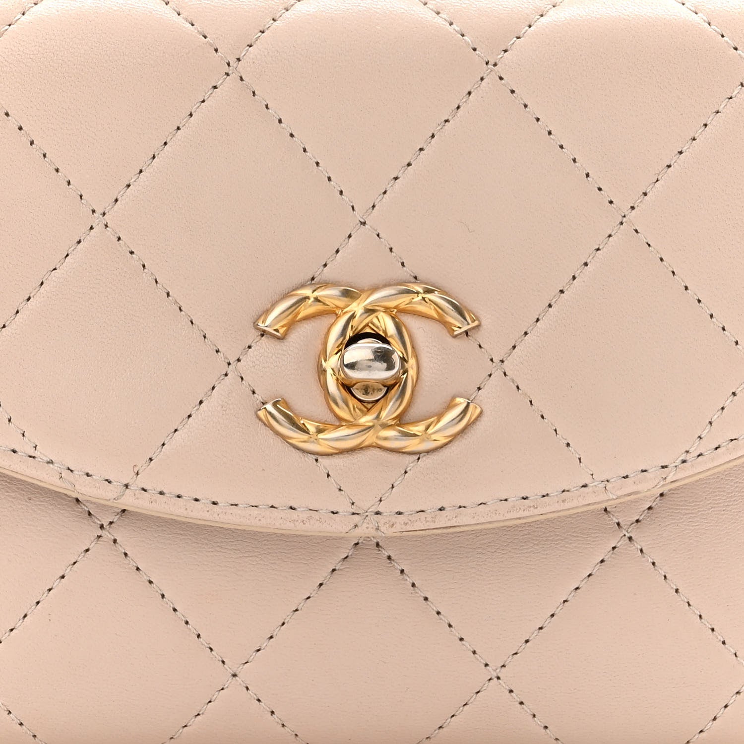 Chanel Lambskin Quilted Mini Trendy Spirit Top Handle Flap Light Pink 8 of 10