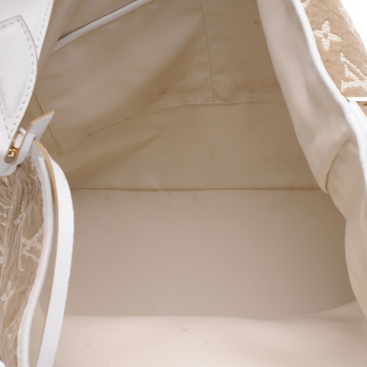 Monogram Sabbia Besace White