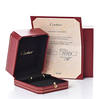 Cartier 18K Pink Gold Small LOVE Hoop Earrings 5 of 5