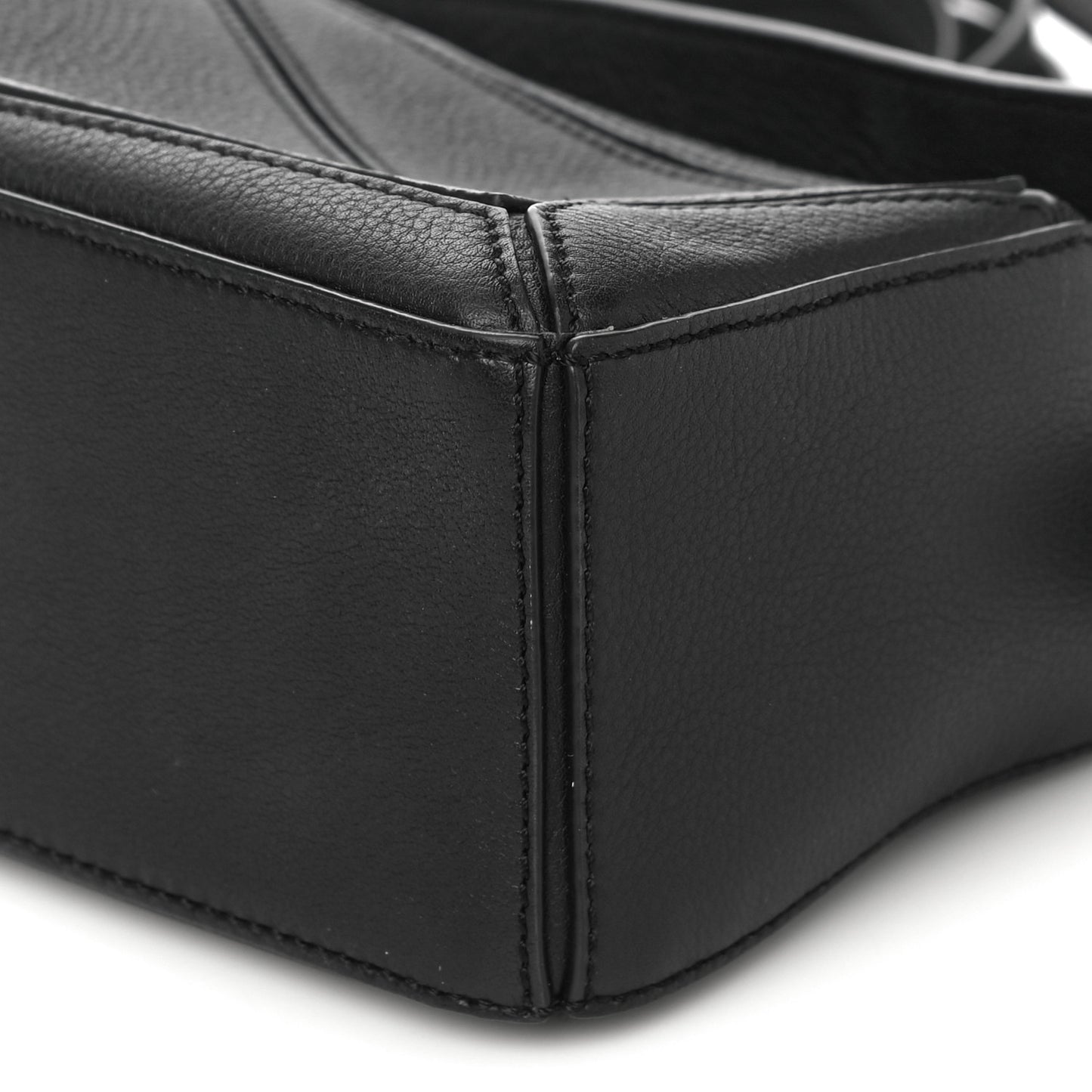 Calfskin Mini Puzzle Bag Black