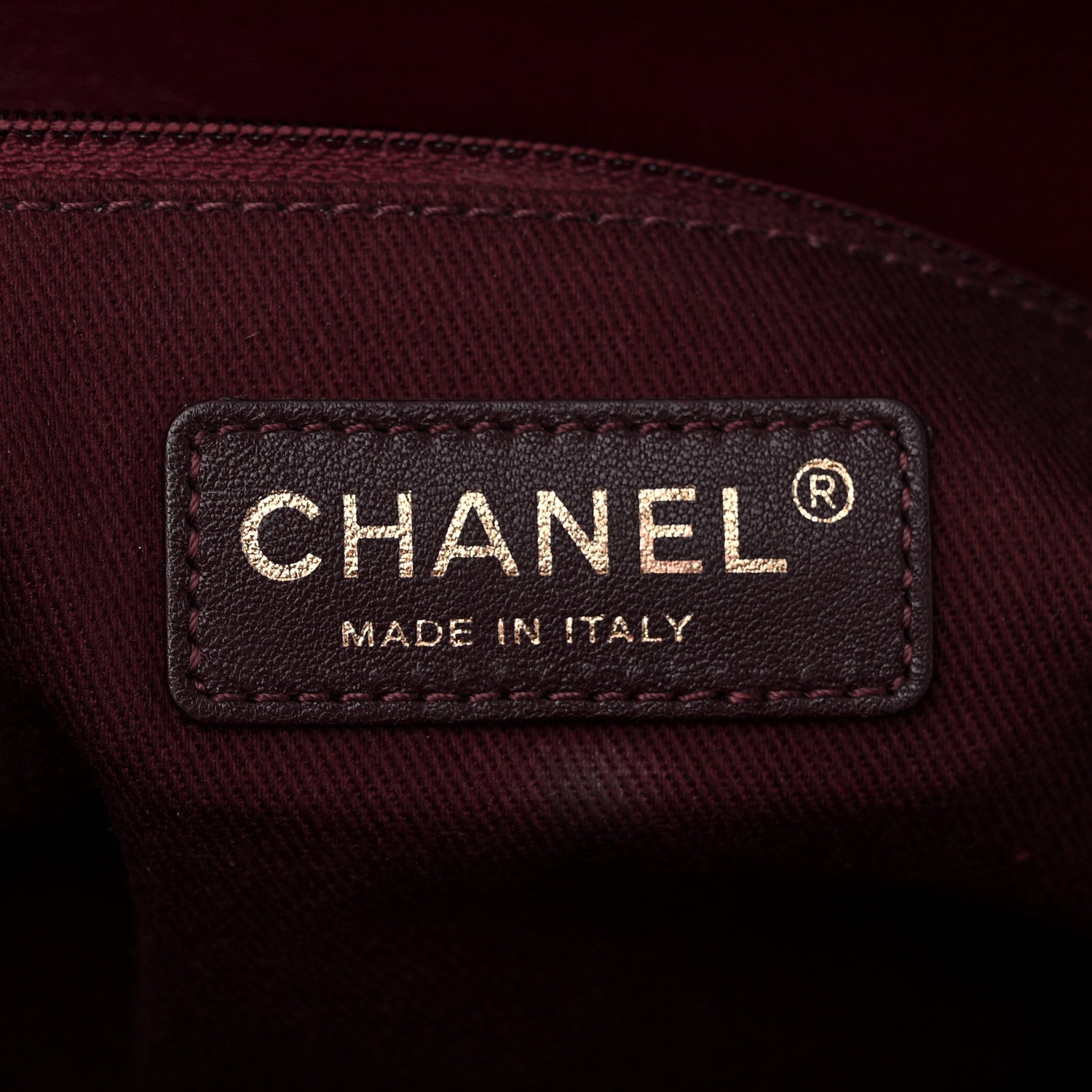 Chanel Calfskin Quilted Perfect Edge Tote Burgundy 6 of 14
