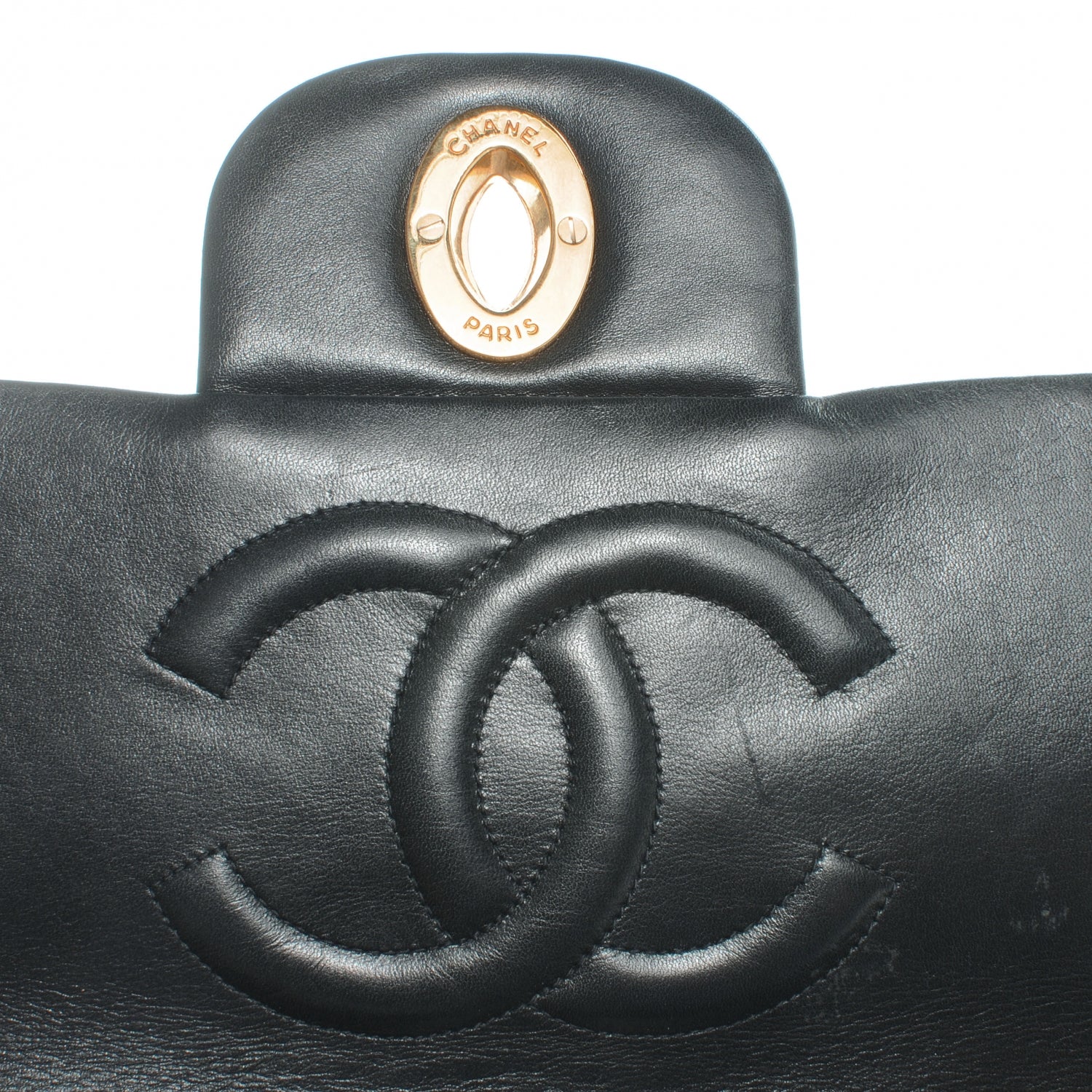 Chanel Lambskin XL Jumbo Flap Black 6 of 8