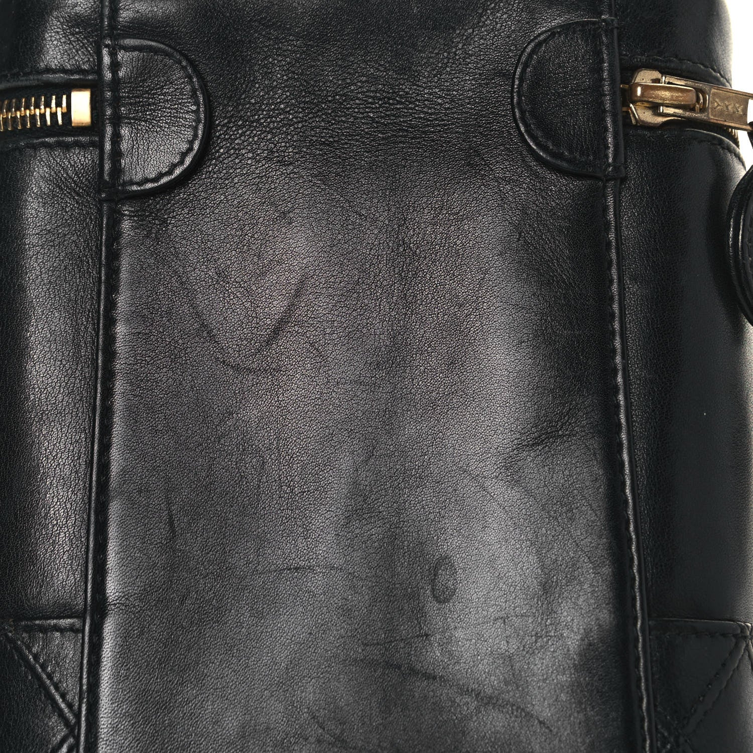 Chanel Calfskin Cosmetic Vanity Bag Black 17 of 19