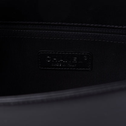 Chanel Lambskin Quilted New Medium Boy Flap Black 9 of 10