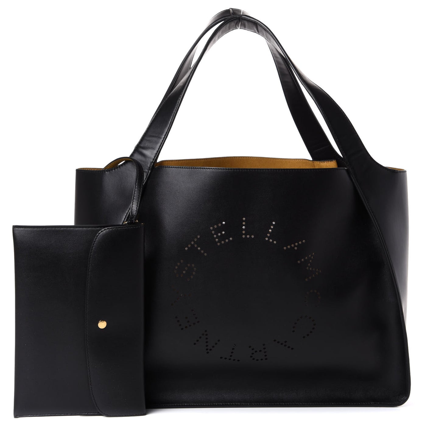 Eco Alter Nappa East West Perforated Tote Black