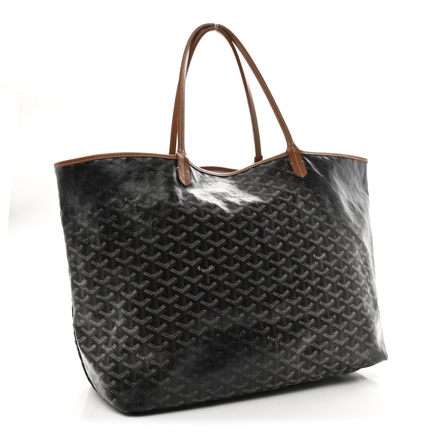 Goyard Goyardine Saint Louis GM Black Gold 4 of 12