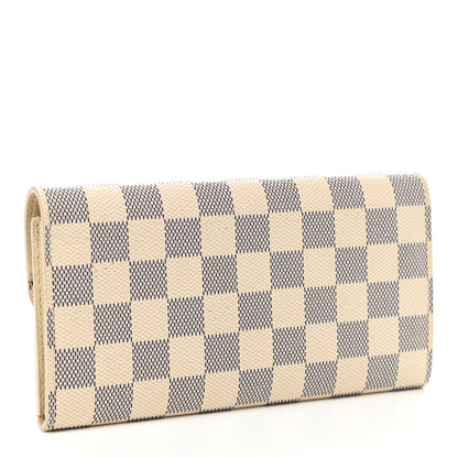 Louis Vuitton Damier Azur Emilie Wallet 3 of 11