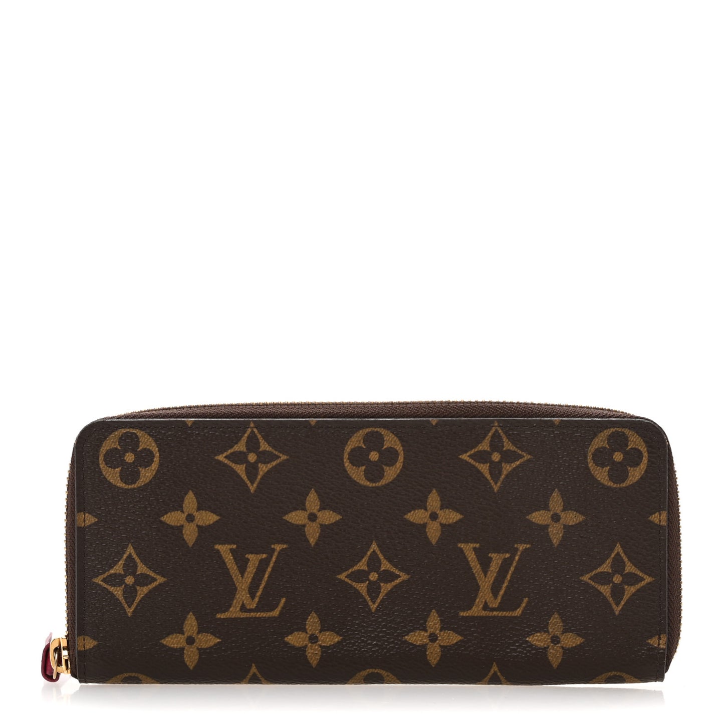 Monogram Clemence Wallet Fuchsia
