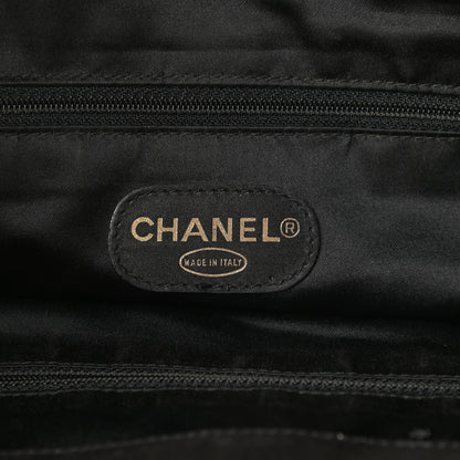Chanel Suede Quilted XL Weekender Bag Black 8 of 15