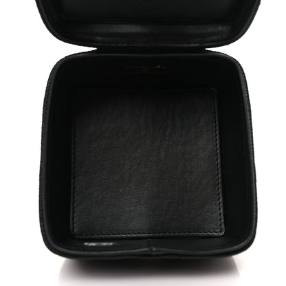 Chanel Caviar Quilted Mini Vanity Wrist Case With Chain Black 5 of 11