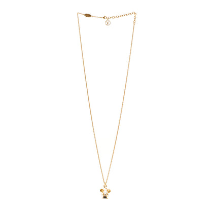 Louis Vuitton Vuittonite Rat Necklace Gold 3 of 6