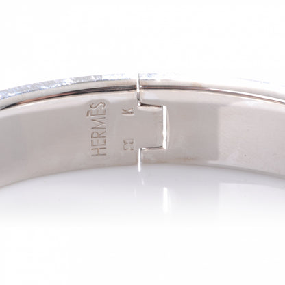 Hermes Narrow Enamel Clic Clac H Bracelet PM Orange 4 of 5