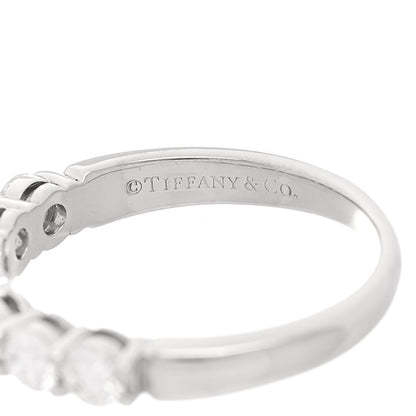 Tiffany Platinum Diamond .95ctw Embrace Band Ring 56 7.5 4 of 5