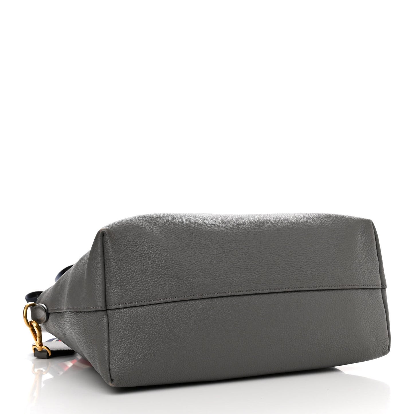 Vitello Daino Shopping Tote Marmo