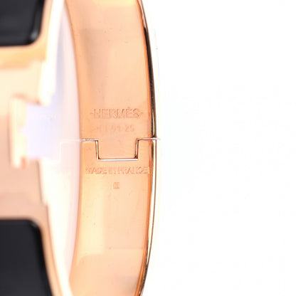 Hermes Enamel Narrow Clic Clac H Bracelet PM Black 4 of 4