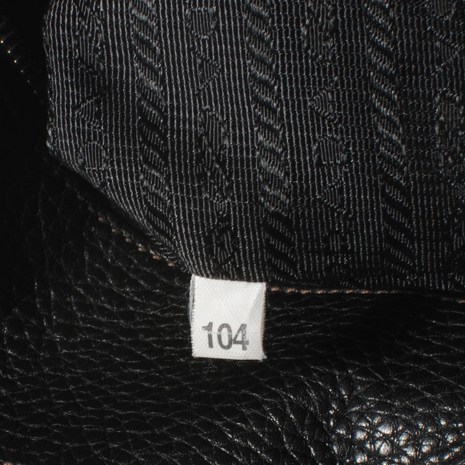 Prada Vitello Daino Logo Shoulder Bag Black 6 of 10