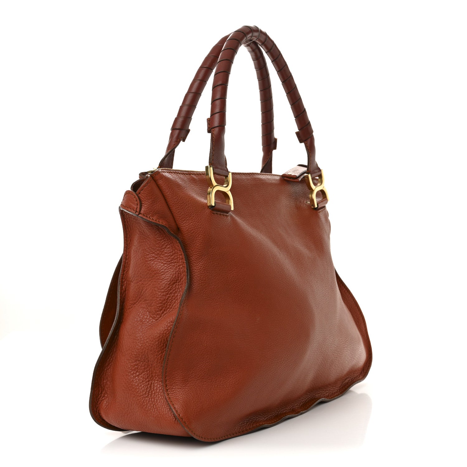 Chloe Calfskin Large Marcie Satchel Maple Leaf 5 of 28