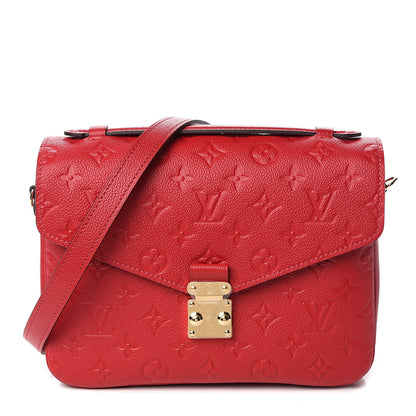 Louis Vuitton Empreinte Pochette Metis Scarlet 1 of 9