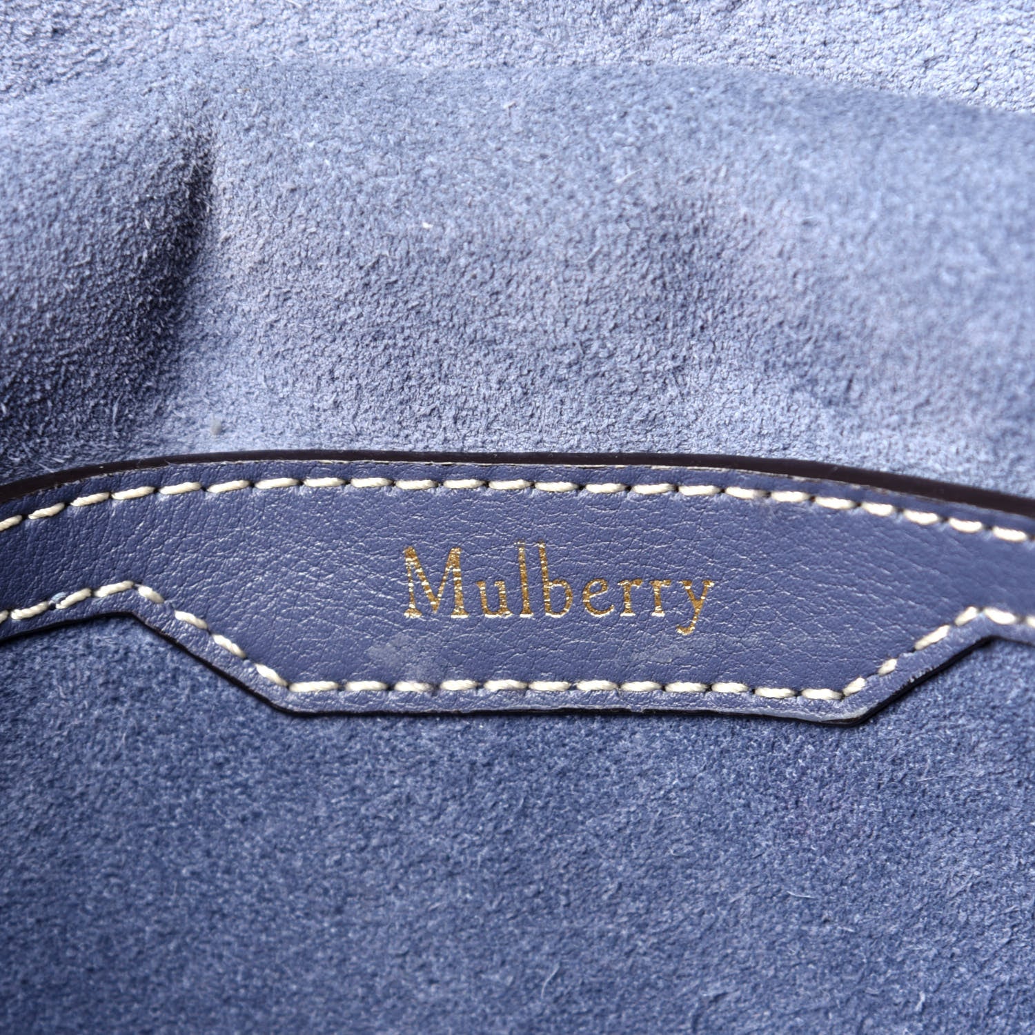 Mulberry Calfskin Small Amberley Satchel Blue 6 of 8