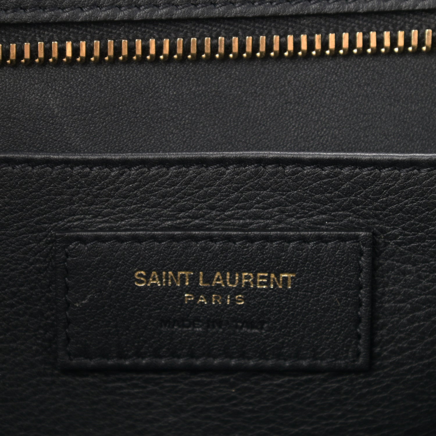 Saint Laurent Calfskin Monogram Baby Downtown Cabas Black 6 of 10