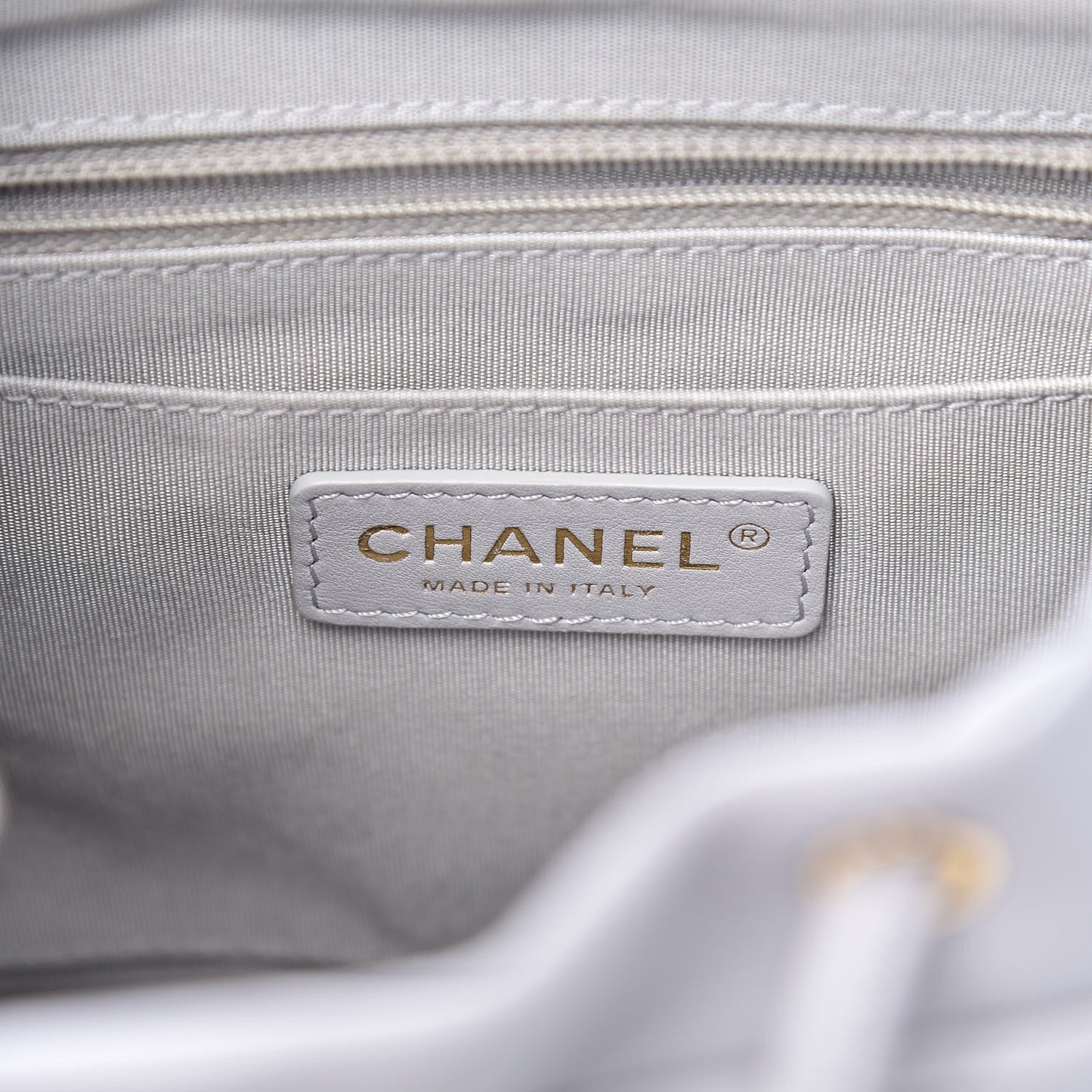 Calfskin Quilted Small Urban Spirit Backpack Light Grey