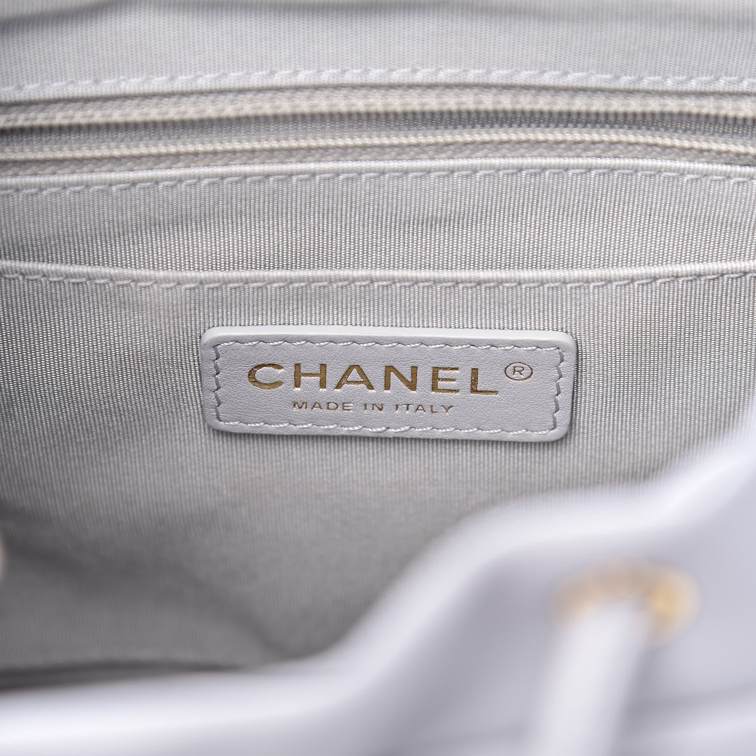 Chanel Calfskin Quilted Small Urban Spirit Backpack Light Grey 6 of 13