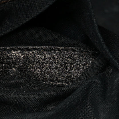 Balenciaga Nappa Calfskin Quilted Touch B Bucket Bag Black 6 of 9