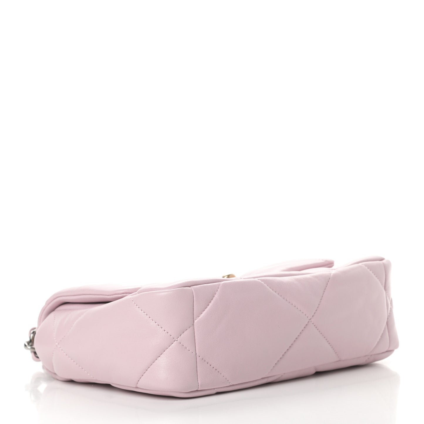 Lambskin Quilted Medium Chanel 19 Flap Light Pink